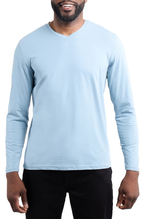 V-Neck Long Sleeve T-Shirt