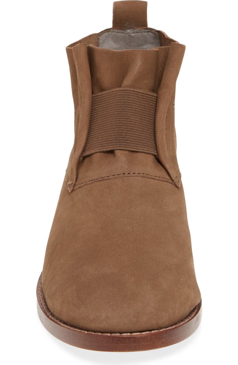 Eileen Fisher 'Soul' Gathered Leather Bootie, Alternate, color,