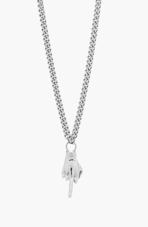 Attitude Necklace in Silver
