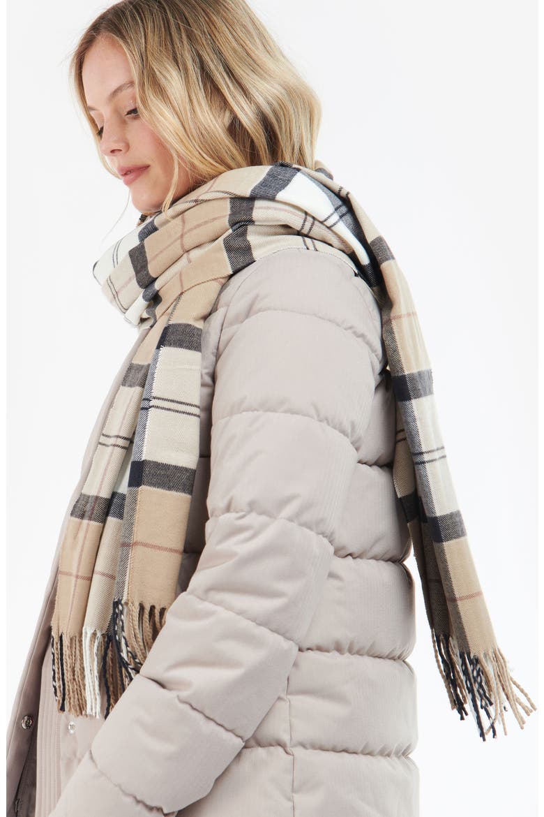 Hailes Tartan Wrap, Alternate, color, ROSEWOOD