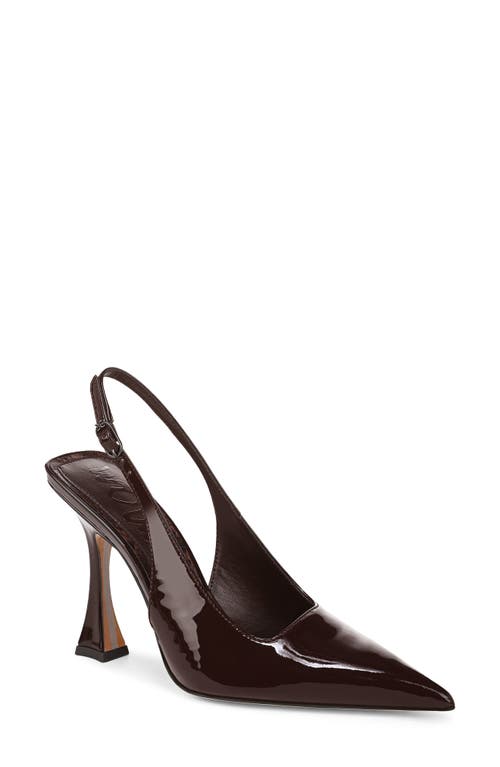 Sam Edelman Odette Pointed Toe Slingback Pump In Brown