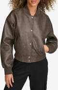 Levi's Relaxed Faux Leather Bomber Jacket