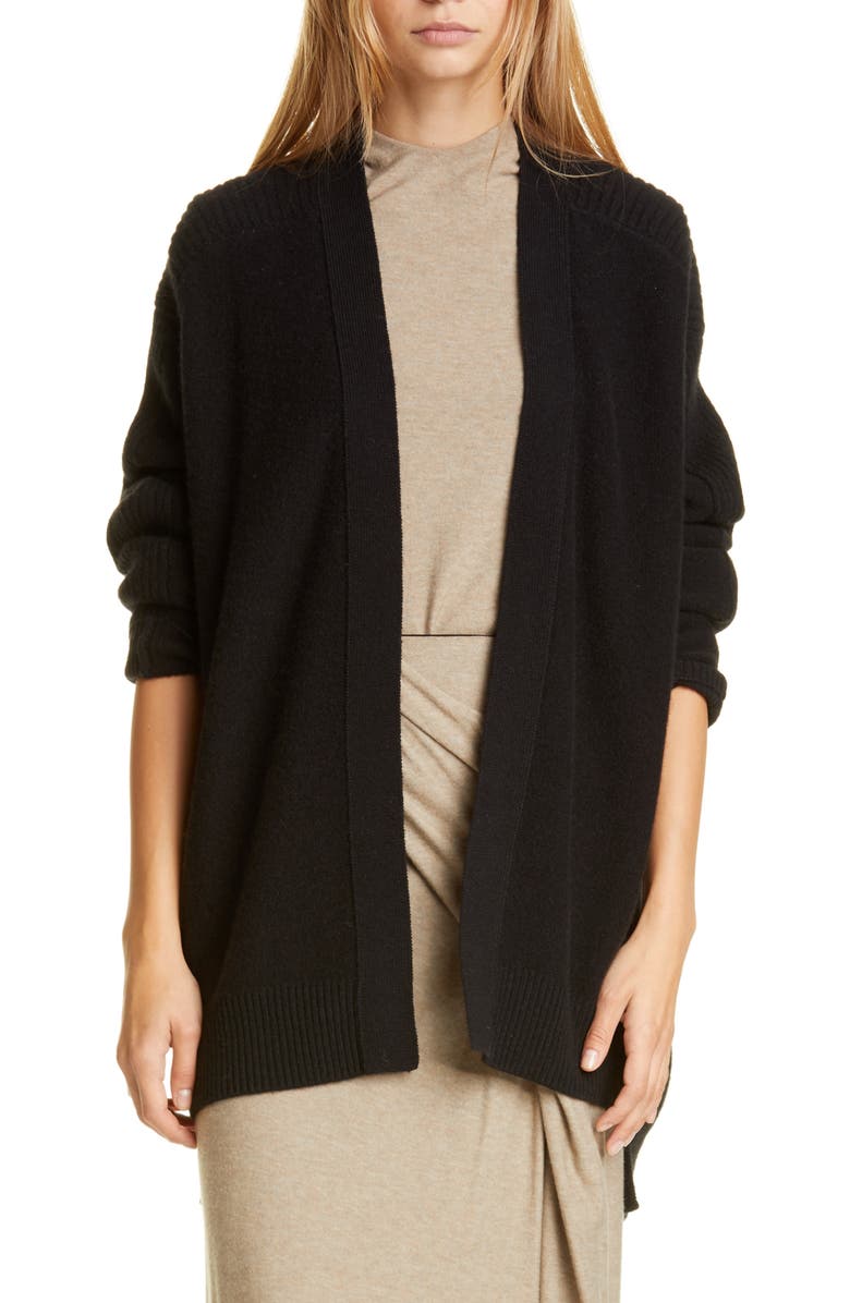 Vince Ribbed Wool & Cashmere Cardigan, Main, color, 