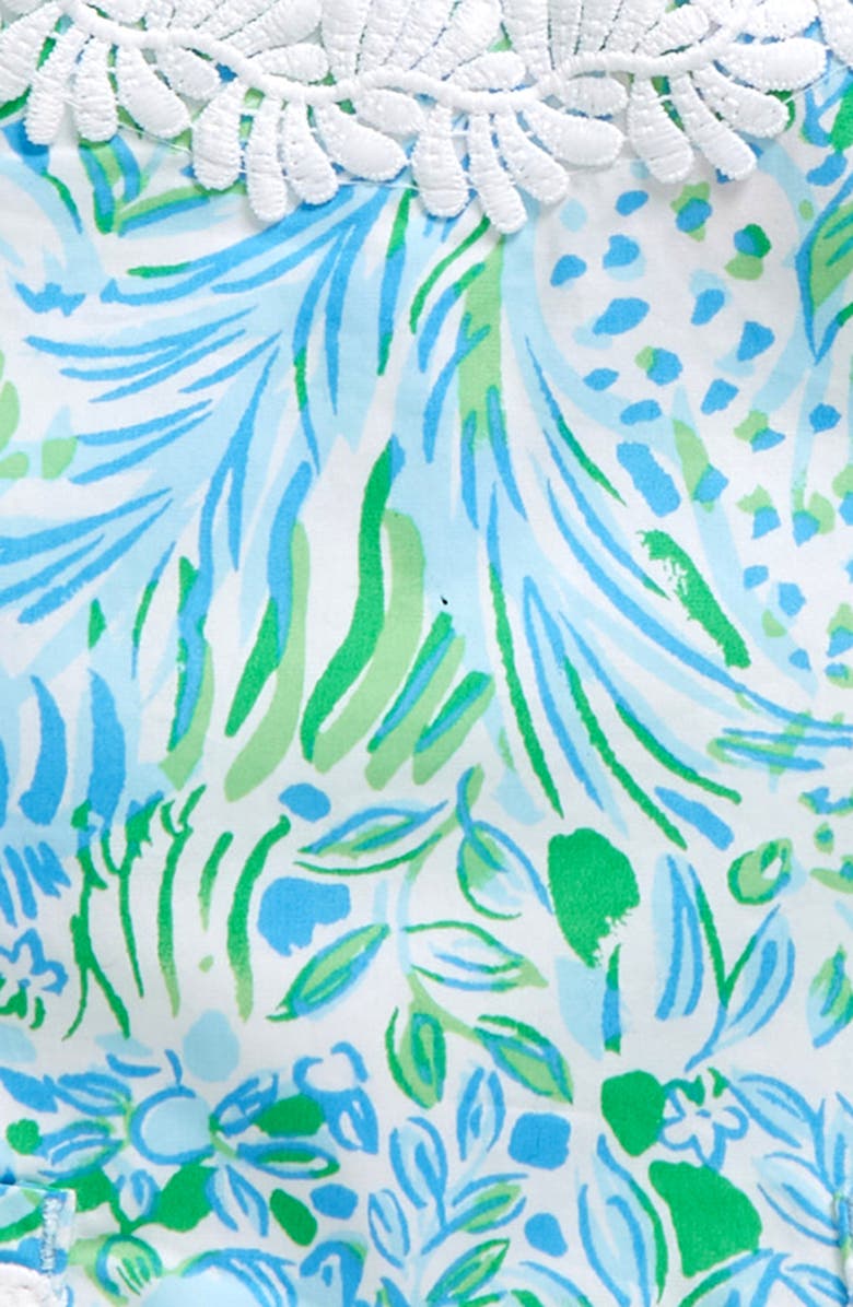 Lilly Pulitzer<sup>®</sup> Lilly Floral Dress & Bloomers, Alternate, color, 