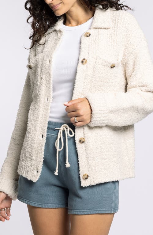 Thread & Supply Lois Sweater Jacket In Animal Print