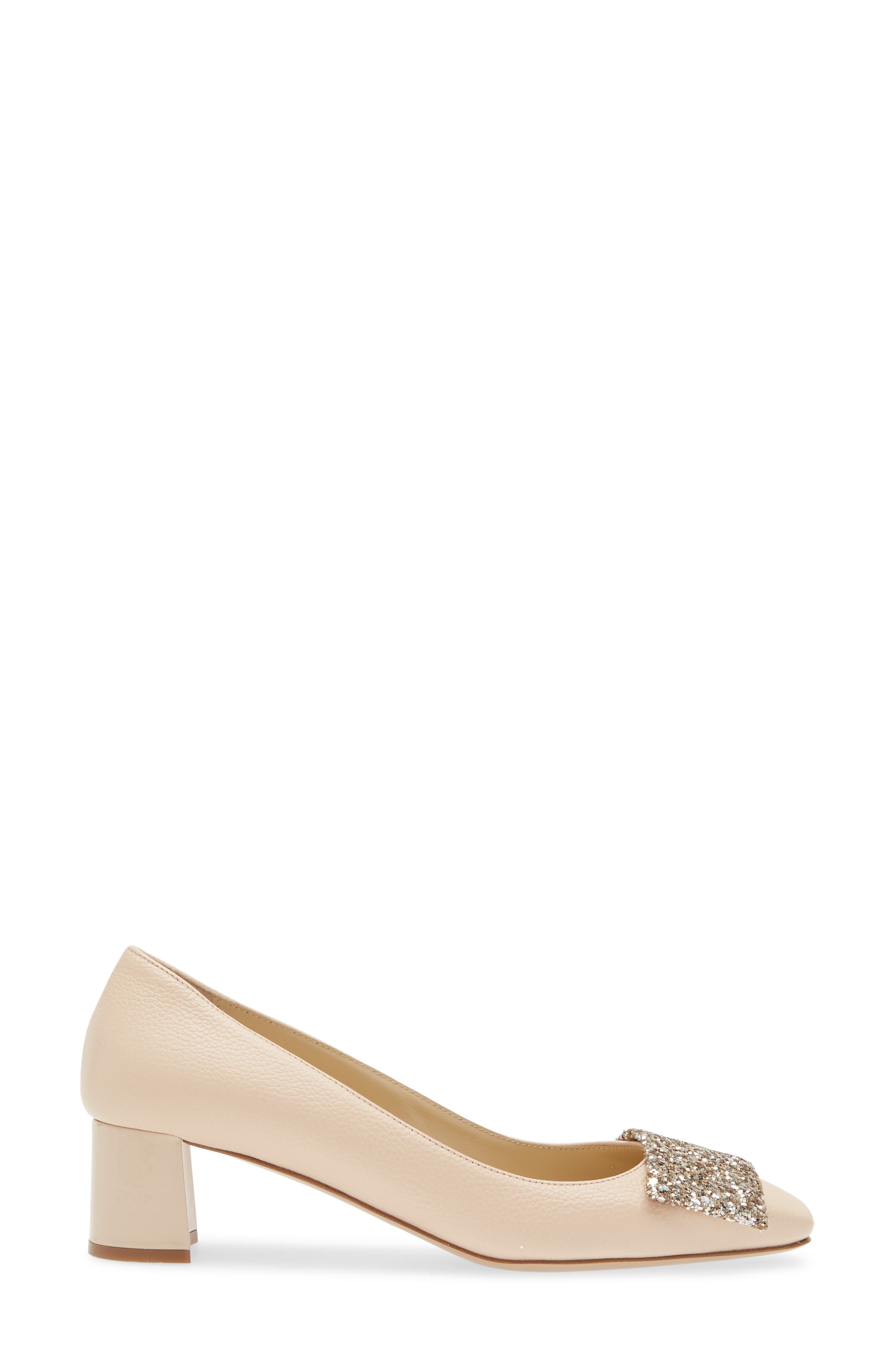 Sofia Square Toe Pump, Alternate, color, BLUSH WITH GLITTER