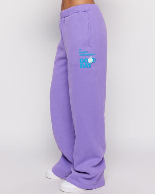Samii Ryan Good Day Sweatpants In Lavender