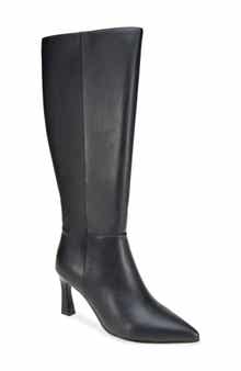 Kyla Croc Embossed Faux Leather Tall Boot