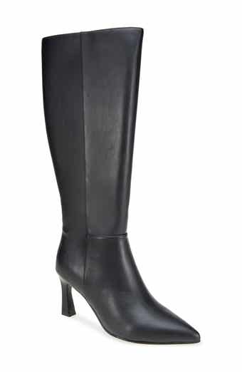 Kyla Croc Embossed Faux Leather Tall Boot