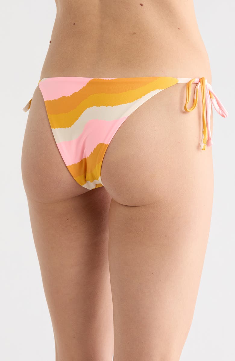 Maaji Sunning Reversible Cheeky Bikini Bottoms, Alternate, color, Pink