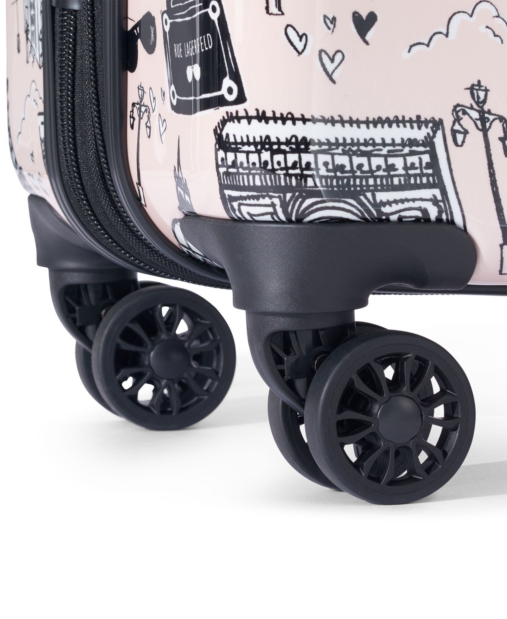 KARL LAGERFELD Karl In Paris 21" Upright Carry On Suitcase, Alternate, color, 