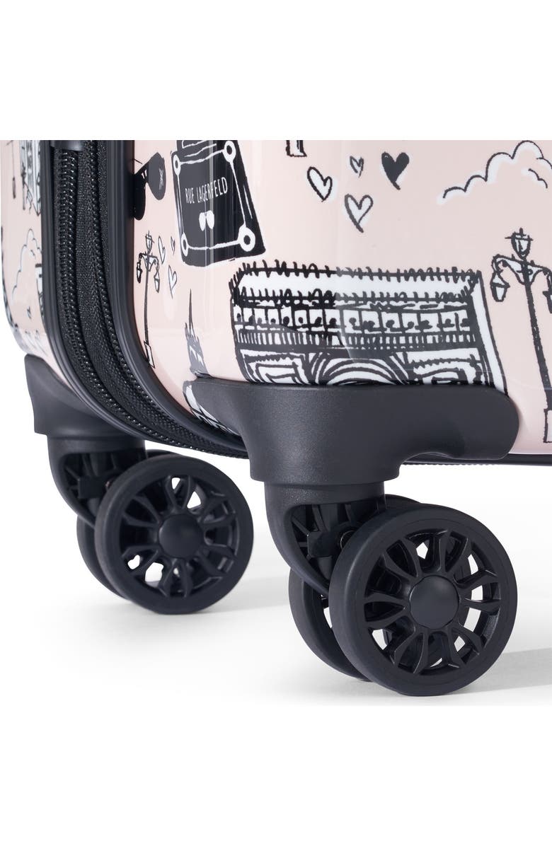 KARL LAGERFELD Karl In Paris 21" Upright Carry On Suitcase, Alternate, color,