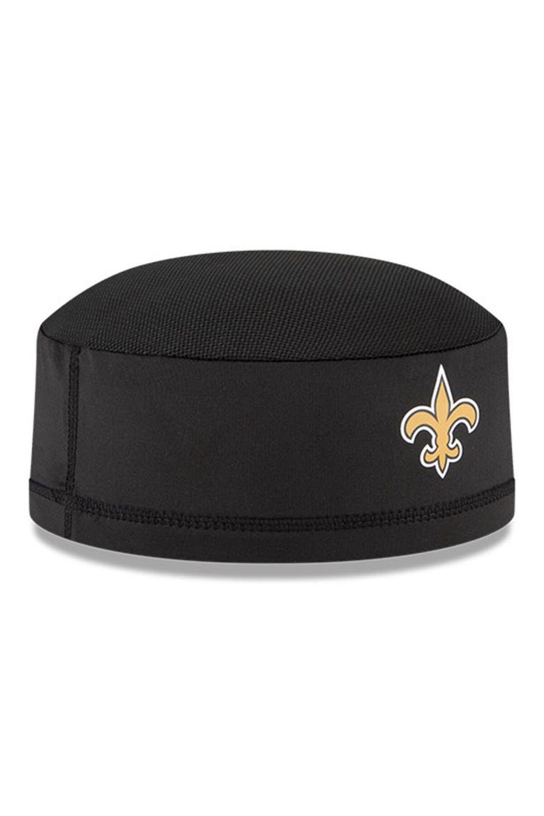 Men's New Era Black New Orleans Saints NFL Training Skully Cap, Alternate, color, Black