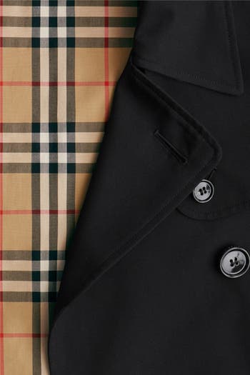 Burberry Cropped Gabardine Trench Jacket | Nordstrom