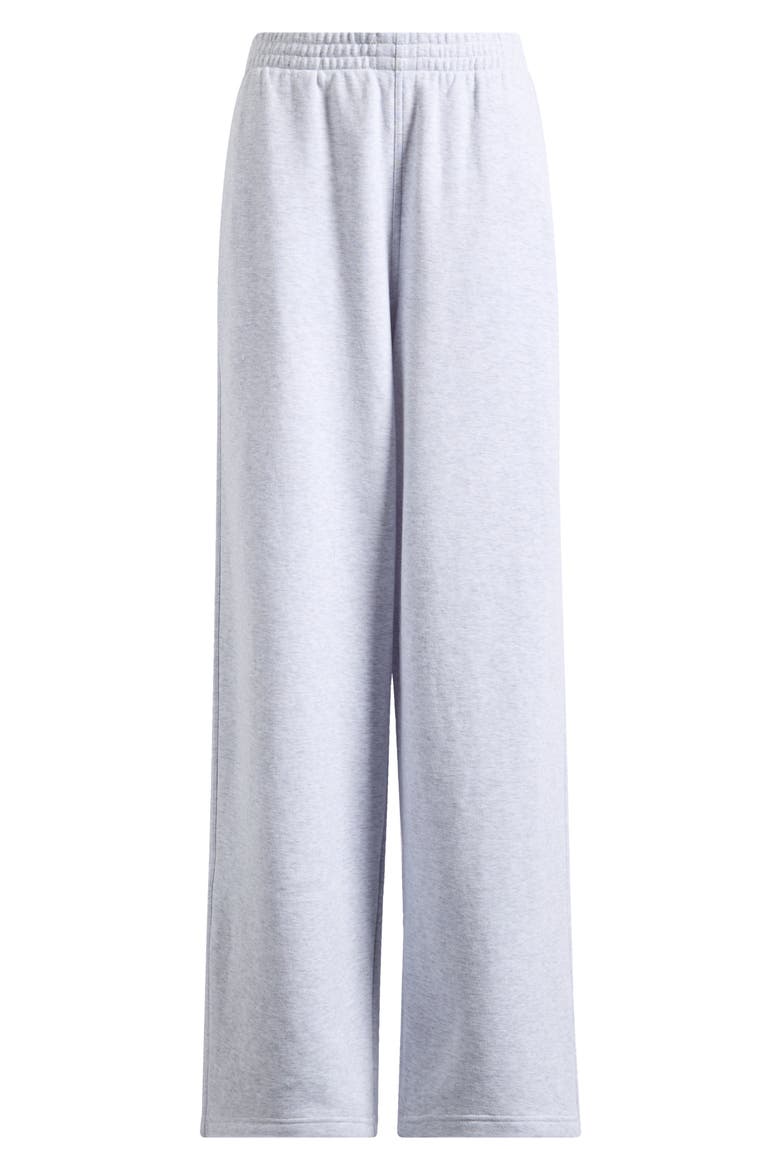 Cotton Blend Fleece Exposed Boxer Pants, Alternate, color, LIGHT HEATHER GREY