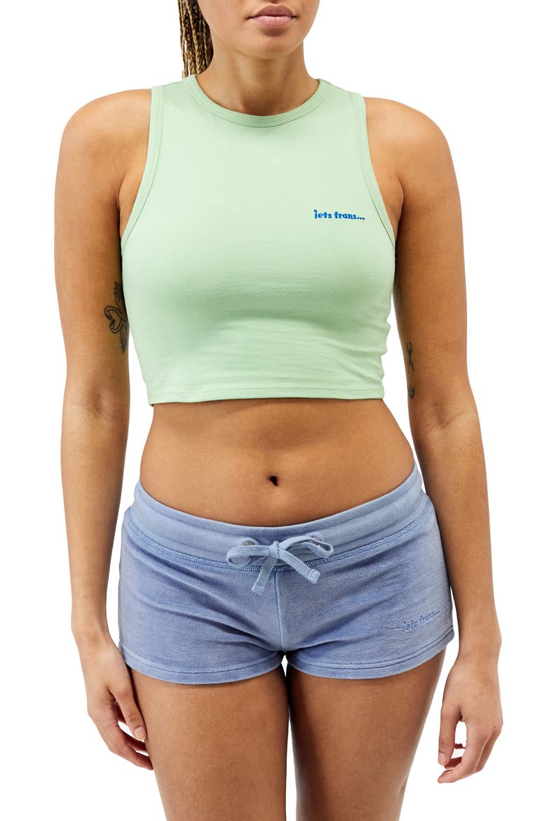 Super Crop Clean Tank, Main, color, FAIR GREEN