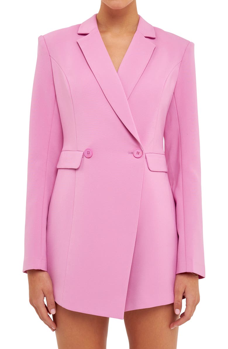 Endless Rose Long Sleeve Romper, Alternate, color, Lilac