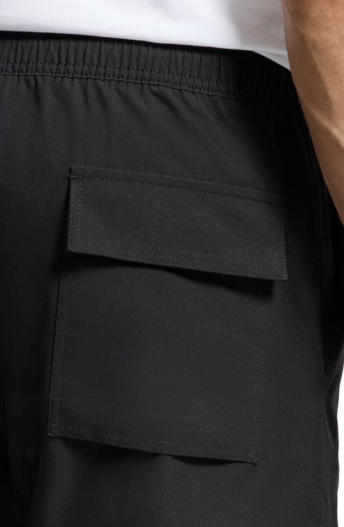 Psycho Bunny Palm View Hydrochromic Swim Trunks In Black