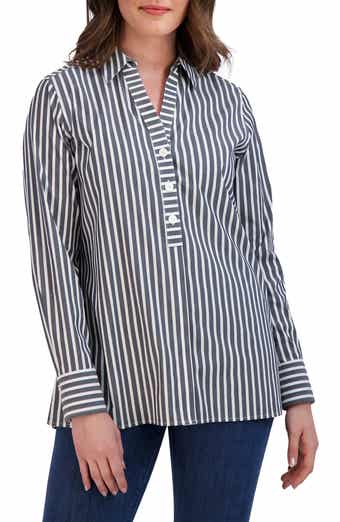 Foxcroft Pamela Stripe Blouse
