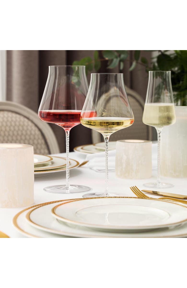 Togas Roanna Wine Glasses, Alternate, color, White