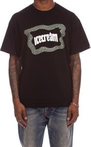 ICECREAM Leo Cotton Graphic T-Shirt