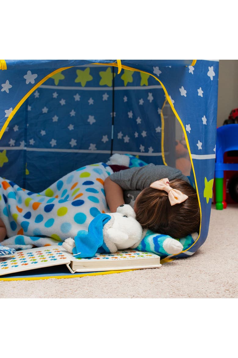 Blue Fantasy Castle Play Tent | 54 x 41 Inches, Alternate, color, Blue