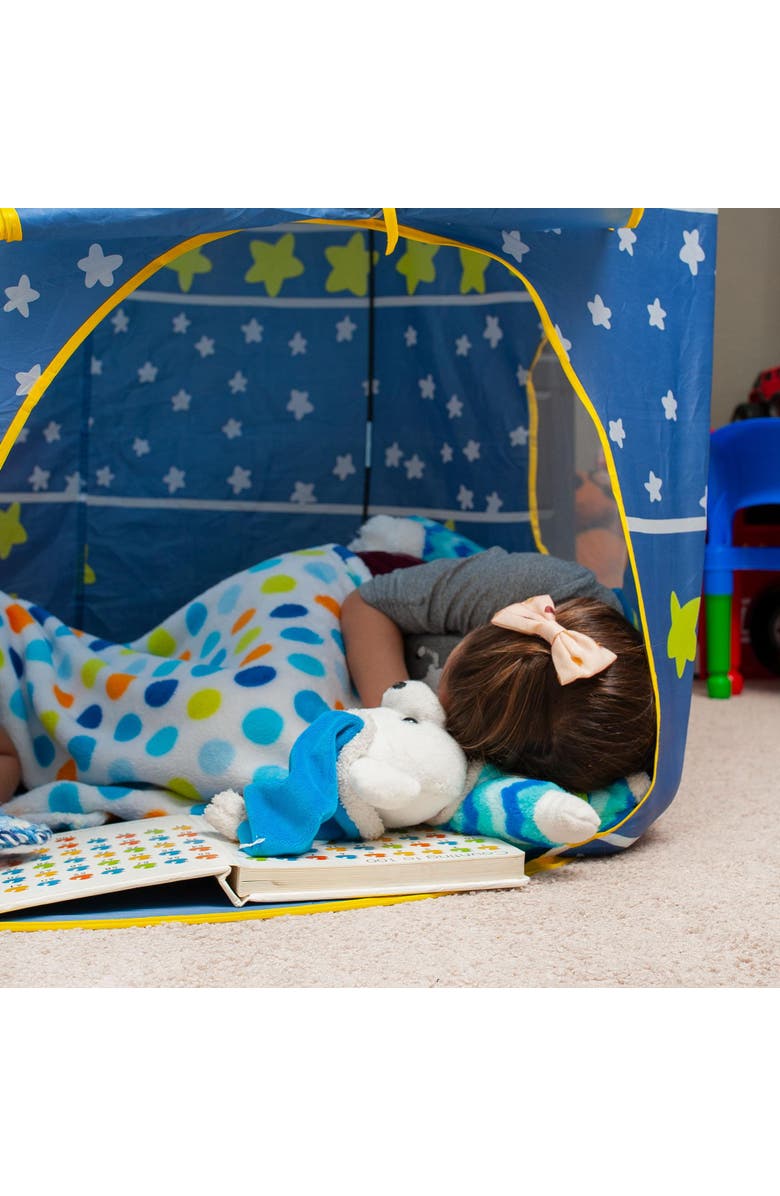 Toynk Blue Fantasy Castle Play Tent | 54 x 41 Inches, Alternate, color, Blue