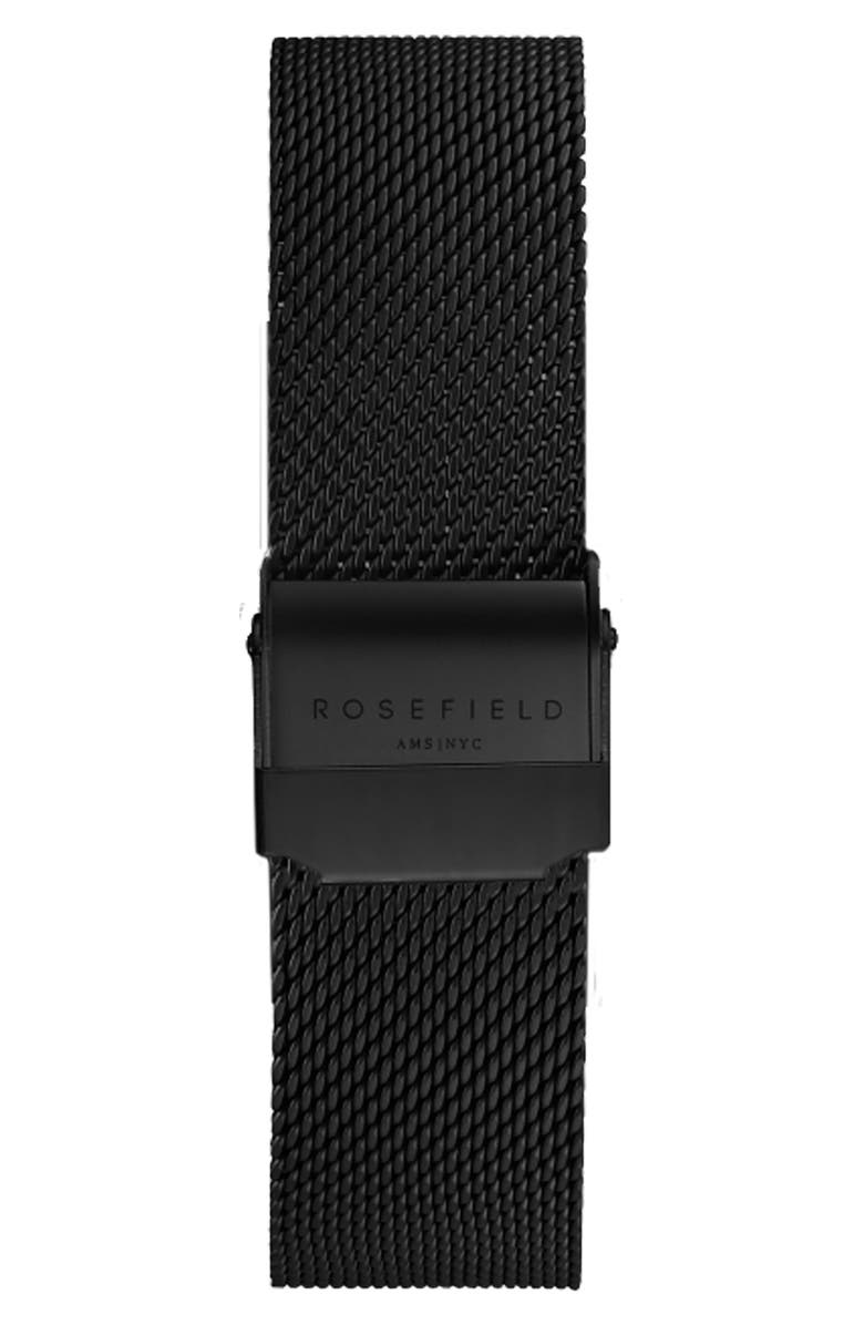 ROSEFIELD Mercer Mesh Strap Watch, 38mm, Alternate, color, 