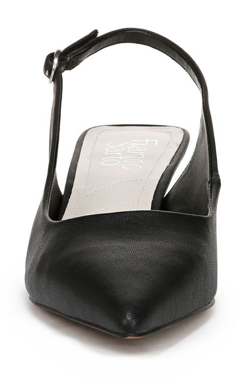 Franco Sarto Jaden Pointed Toe Slingback Pump In Black