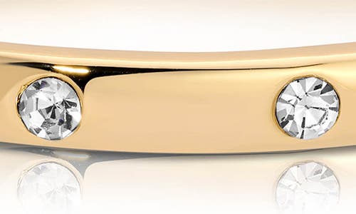 Ettika Studded Crystal Bangle In Gold