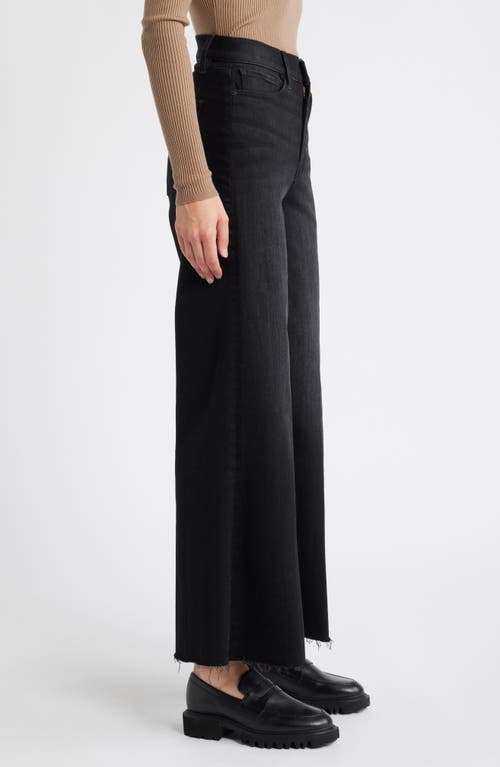 Frame Le Palazzo Cropped Jeans In Tilt Raw After