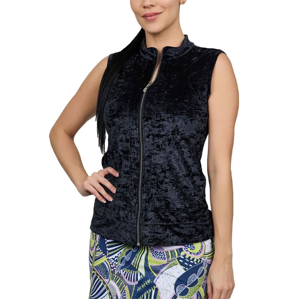 Crushed Velvet Womens Golf Vest - image 2
