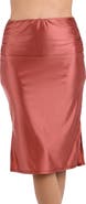 La Blanca Earth Cover-Up Satin Skirt