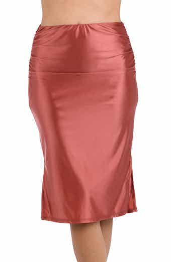 La Blanca Earth Cover-Up Satin Skirt