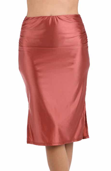 La Blanca Earth Cover-Up Satin Skirt