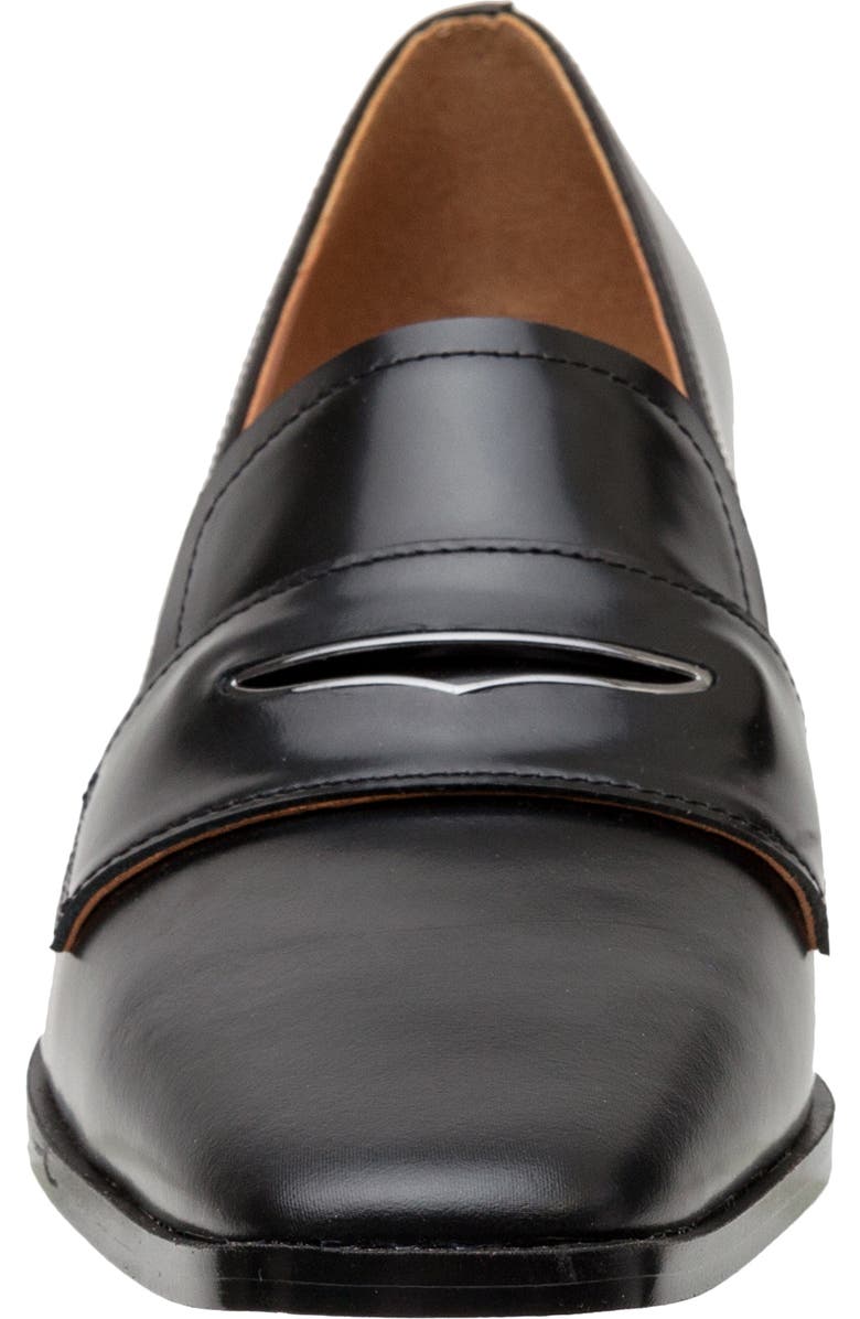 Linea Paolo Miramar Penny Loafer Pump, Alternate, color, Black