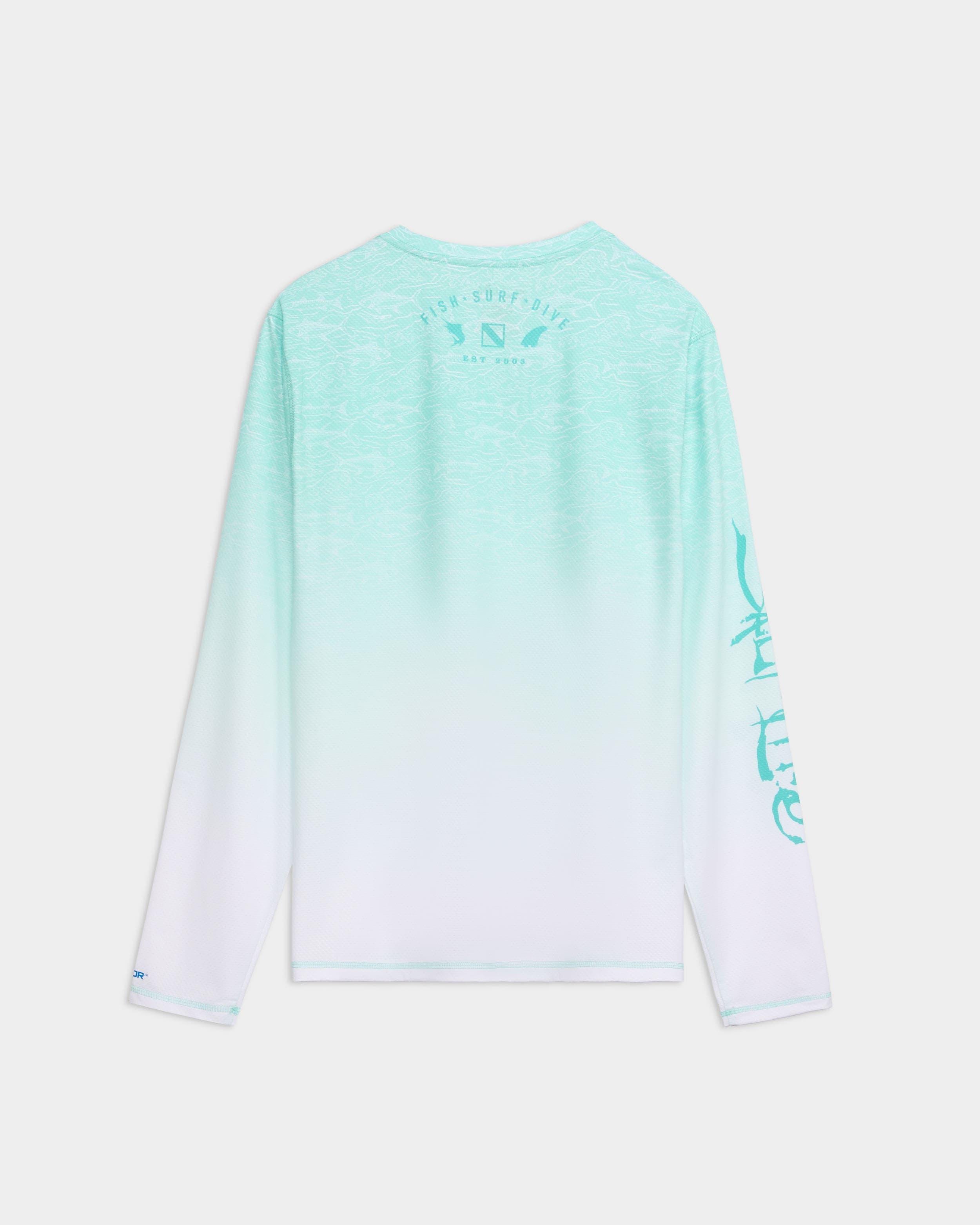 Current and Catch Fade Perforated Tee - image 4