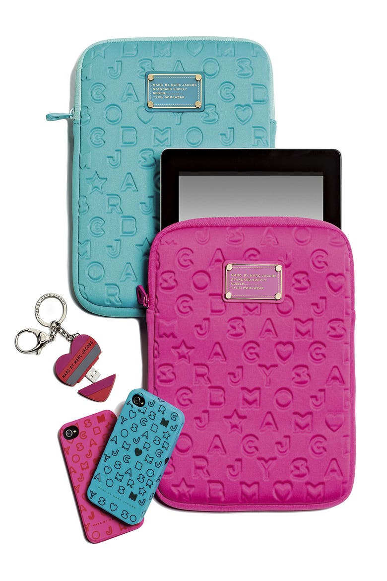 MARC BY MARC JACOBS 'Stardust' iPad Case, Alternate, color, DNU BLACK