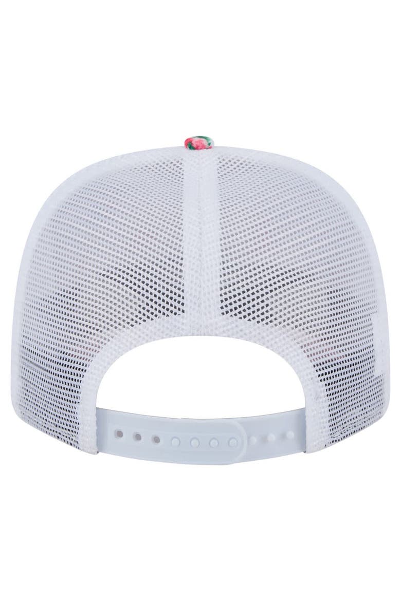 Men's New Era  White Chicago White Sox Flamingo Mesh Back 9SEVENTY Stretch-Snap Hat, Alternate, color, White