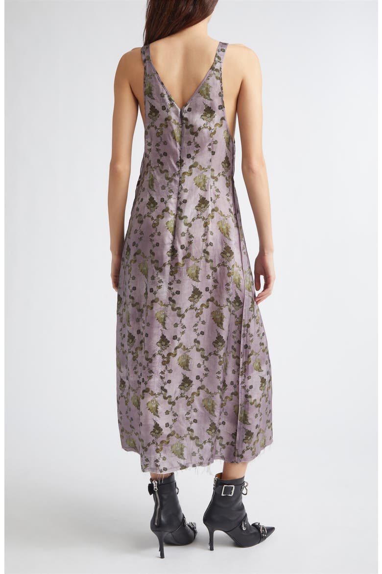 Grunge Floral Slipdress, Alternate, color, PURPLE FLORAL