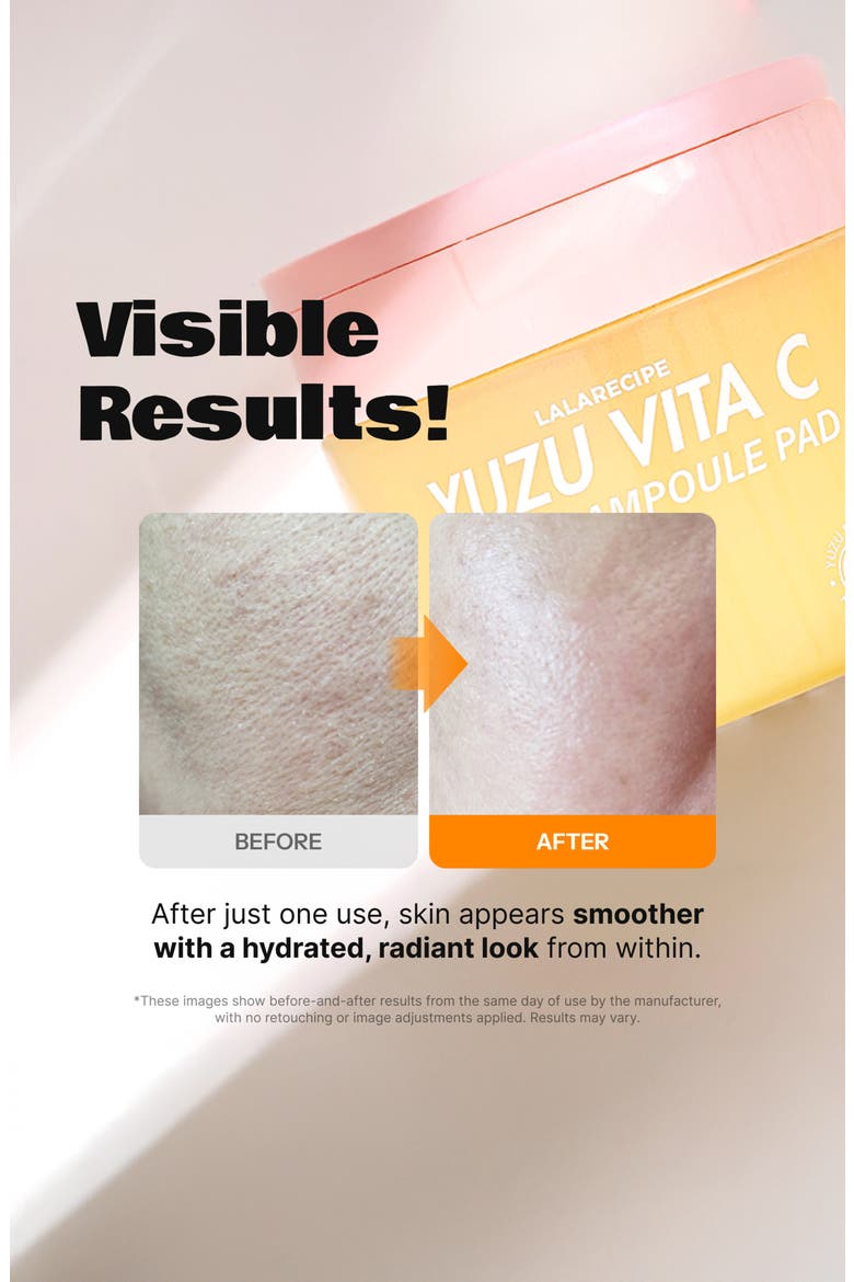 Yuzu Vita C Ampoule Soft Jelly Touch Pads - 80 pads, Alternate, color, Yellow