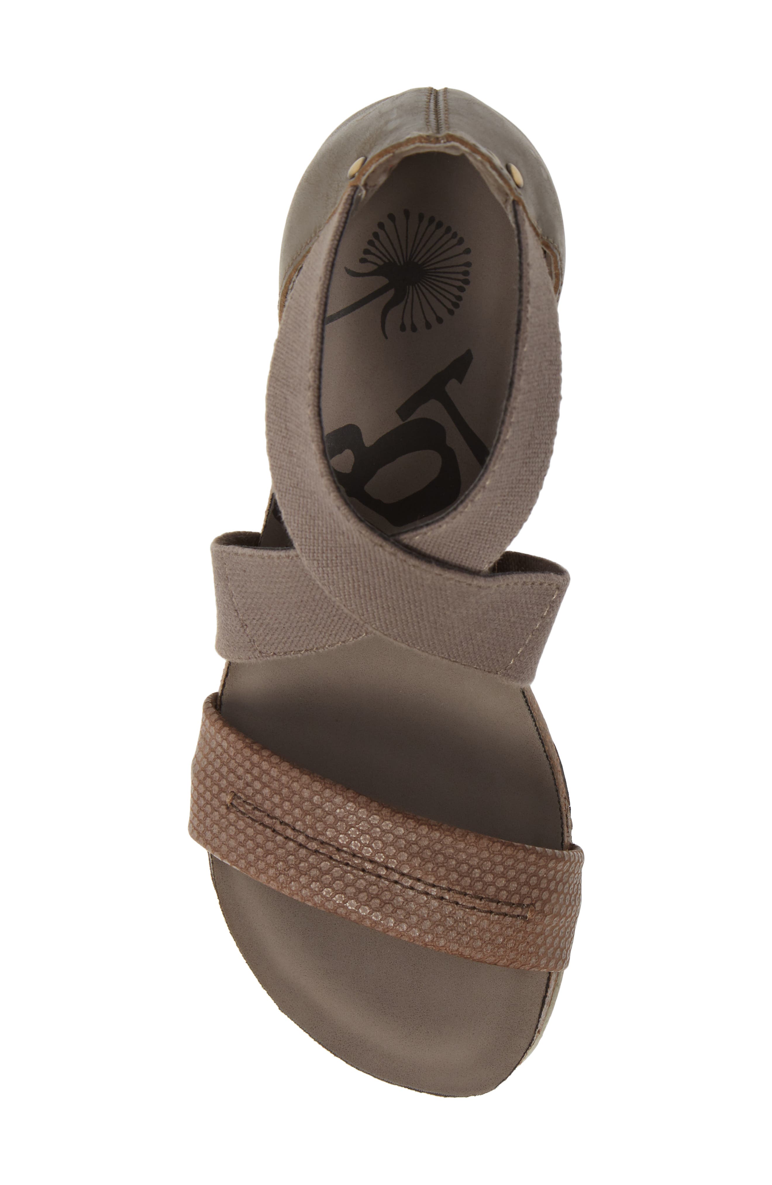 OTBT Half Moon Wedge Sandal, Alternate, color, 