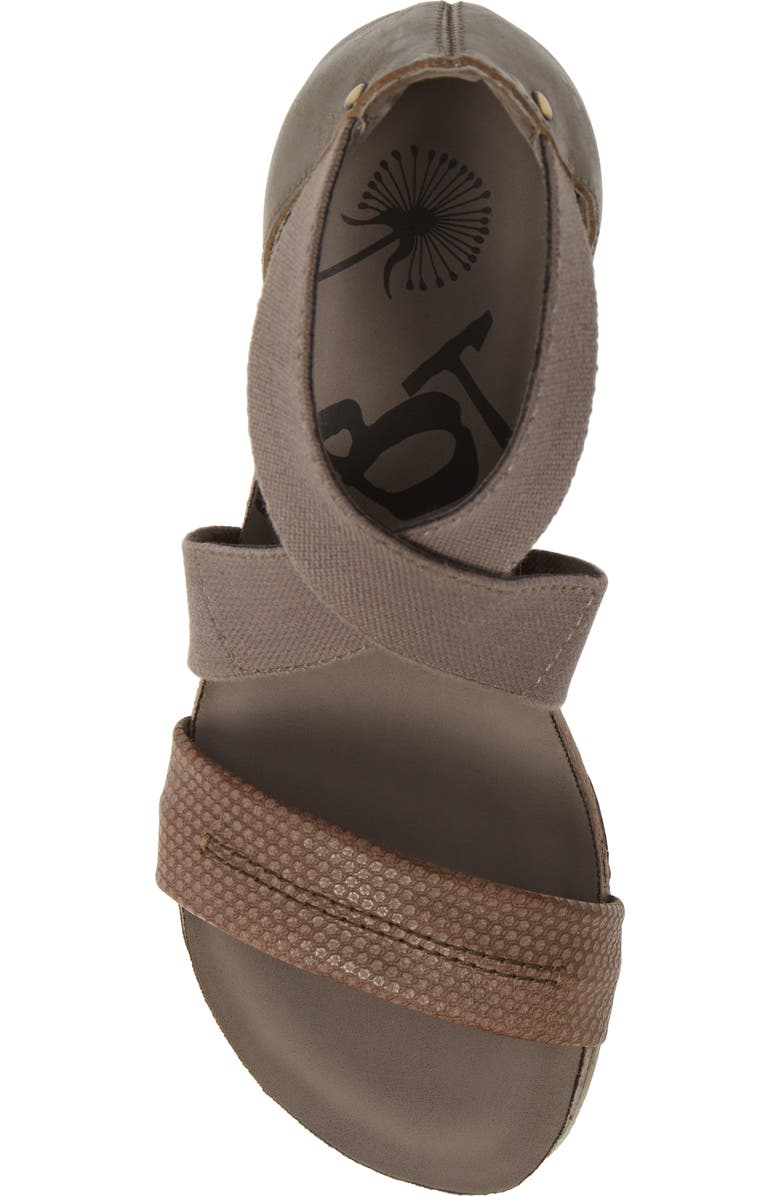 OTBT Half Moon Wedge Sandal, Alternate, color,
