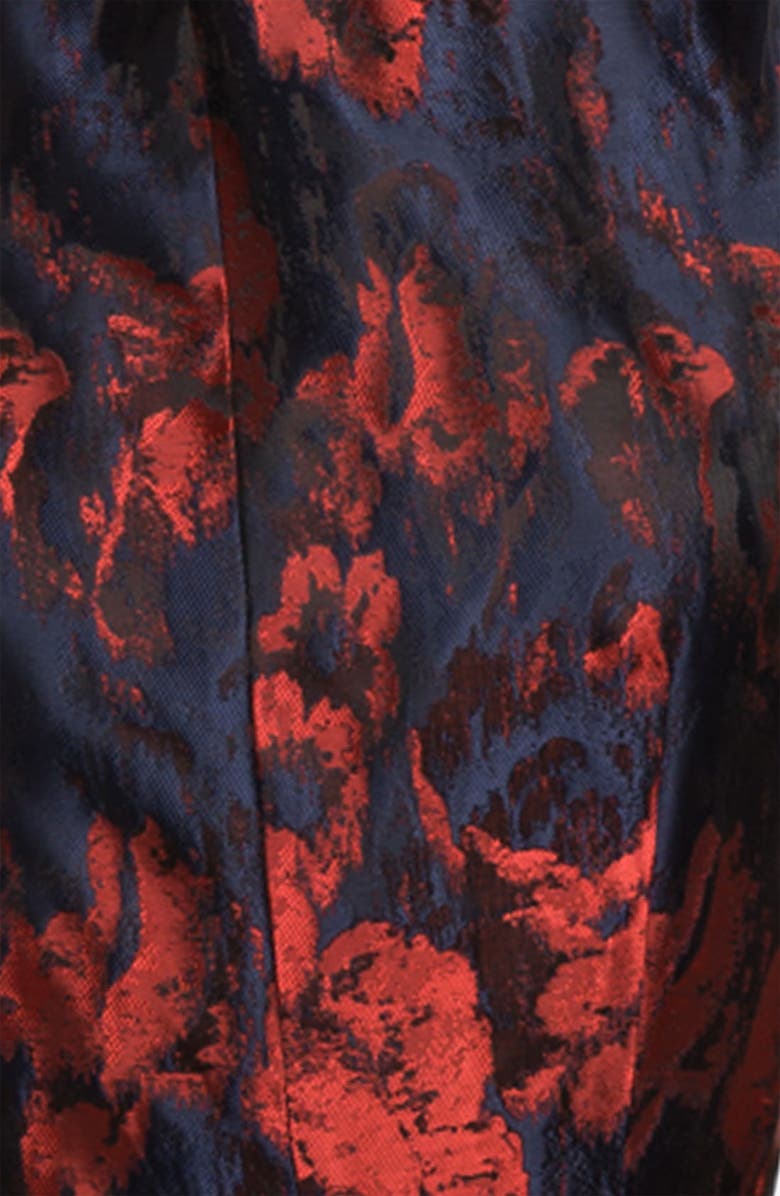 Taylor Dresses Brocade Fit & Flare Dress, Alternate, color,