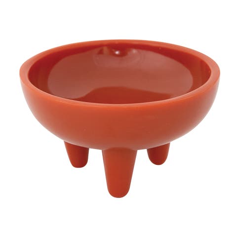 Round Resin Footed Bowl