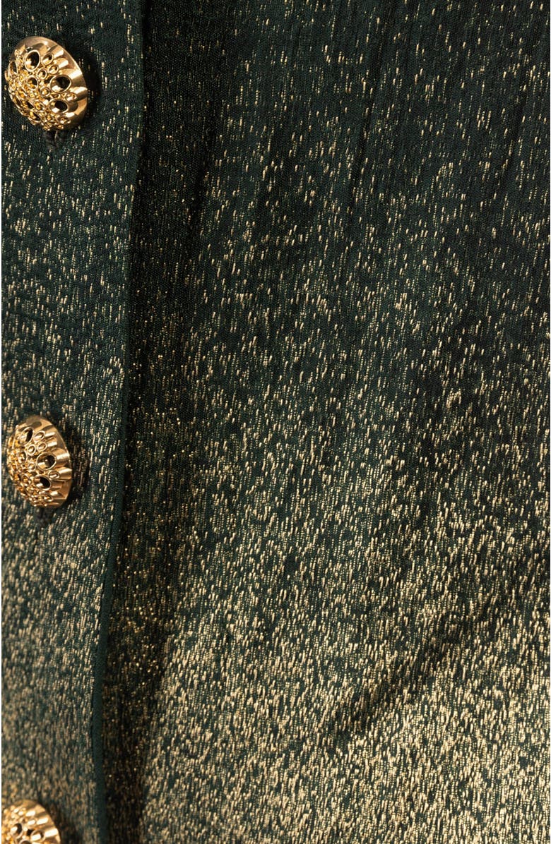 RAAS Ramona Ombre Jacquard Blazer Mini Dress, Alternate, color, Green