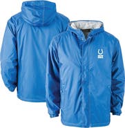 DUNBROOKE Men's Dunbrooke Royal Indianapolis Colts Big & Tall Legacy Stadium Full-Zip Jacket