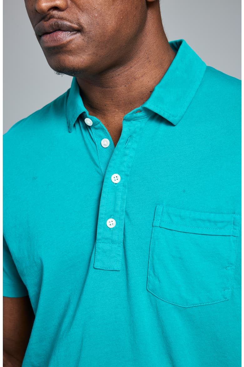 Pensacola Organic Cotton Polo, Alternate, color, FANFARE