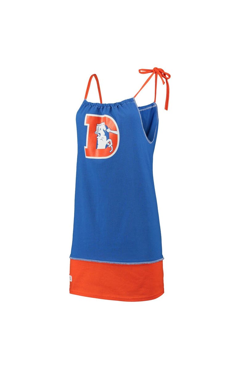 REFRIED APPAREL Women's Refried Apparel Royal Denver Broncos Sustainable Vintage Tank Dress, Alternate, color, 