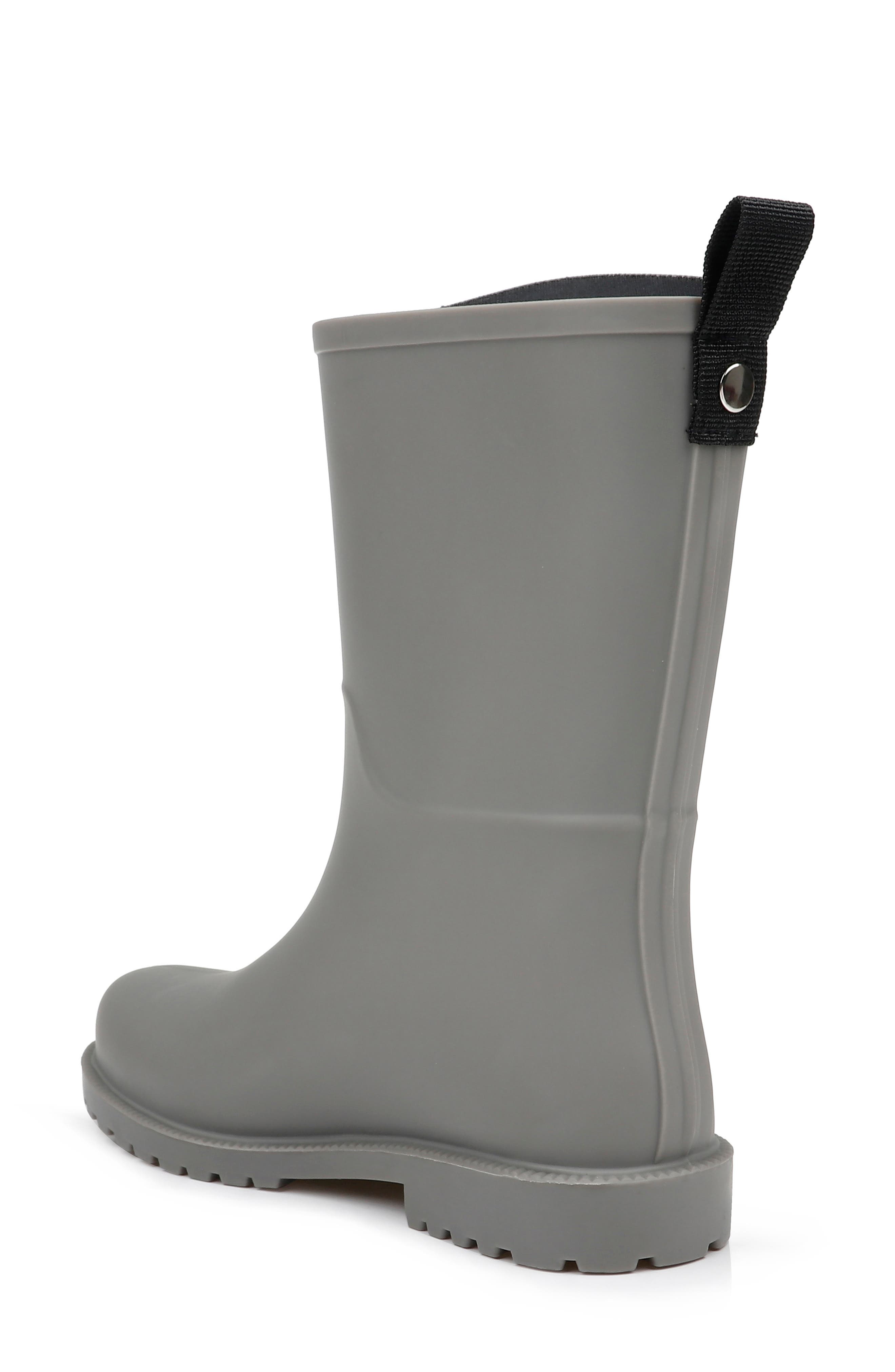 Priscilla Rain Boot, Alternate, color, CHARCOAL